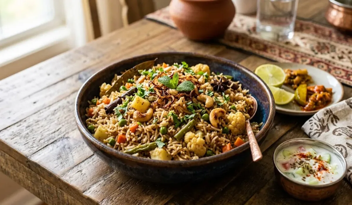 Brown rice pulao recipe