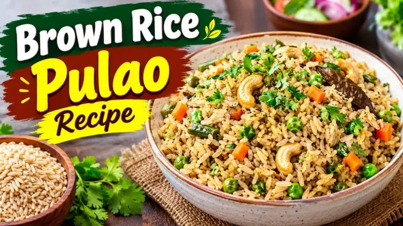 Brown Rice Pulao Kaise Banaye
