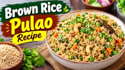 Brown Rice Pulao Kaise Banaye