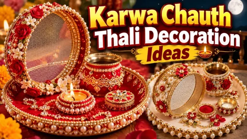 Karwa Chauth Thali Decoration Ideas