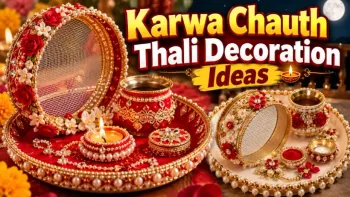 Karwa Chauth Thali Decoration Ideas