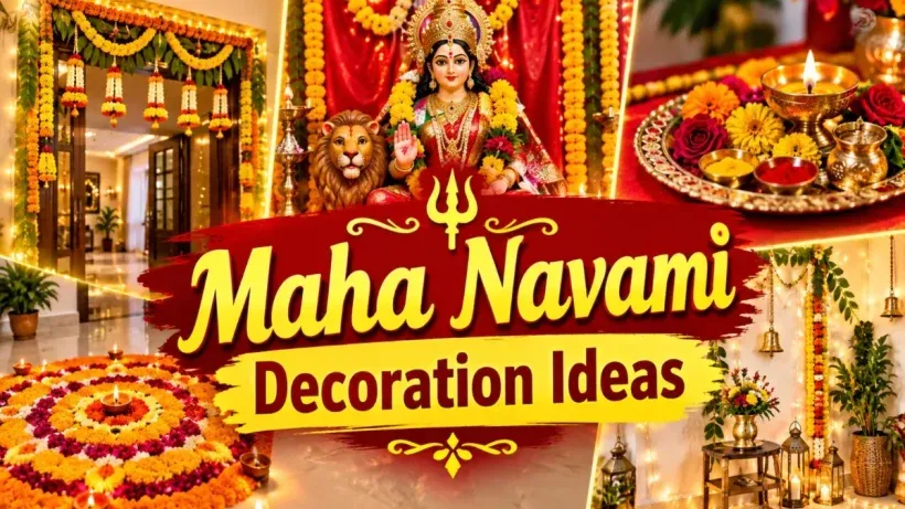 Maha Navami Decoration Ideas