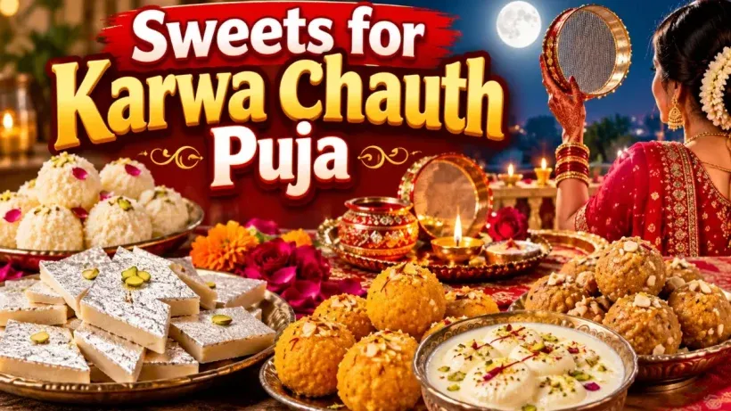 Sweets for Karwa Chauth Puja