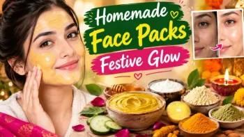 Homemade Face Packs Festive Glow