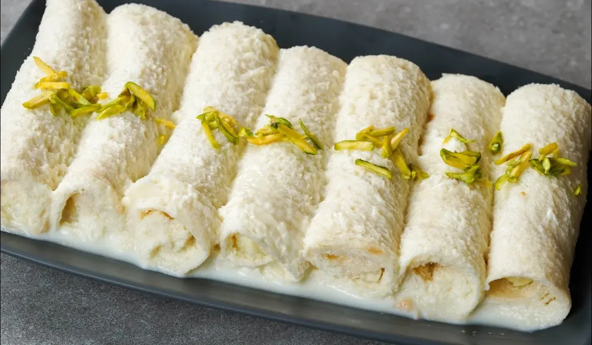 Bread Malai Roll Recipe
