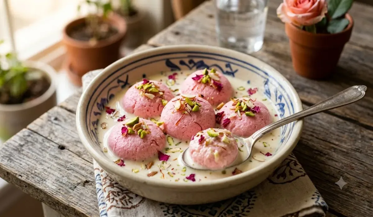 How to Make Strawberry Rasmalai