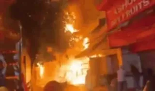 Jammu Shiv Market fire