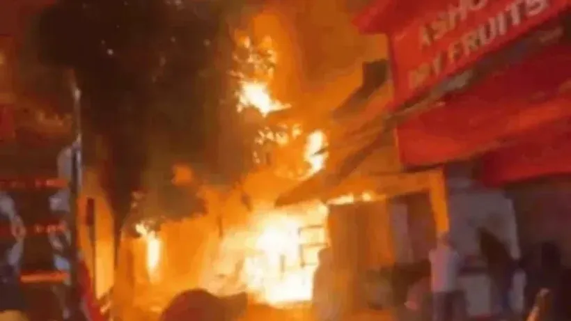 Jammu Shiv Market fire