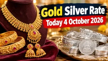 Gold Silver Rate Today 4 October 2026