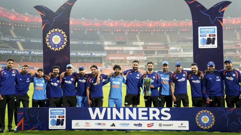 West Indies won the third ODI by 5 wickets; India won the ODI series 2-1.