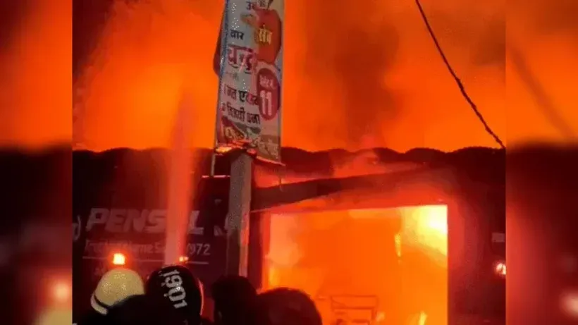 Jaipur Furniture Godown Massive Fire