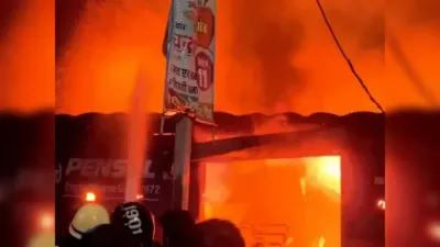 Jaipur Furniture Godown Massive Fire