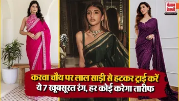 Karwa Chauth Saree Colours 2026( Source: Social Media)