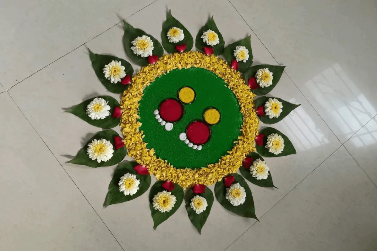 Navratri 2026 Rangoli Design( Source: Social Media)