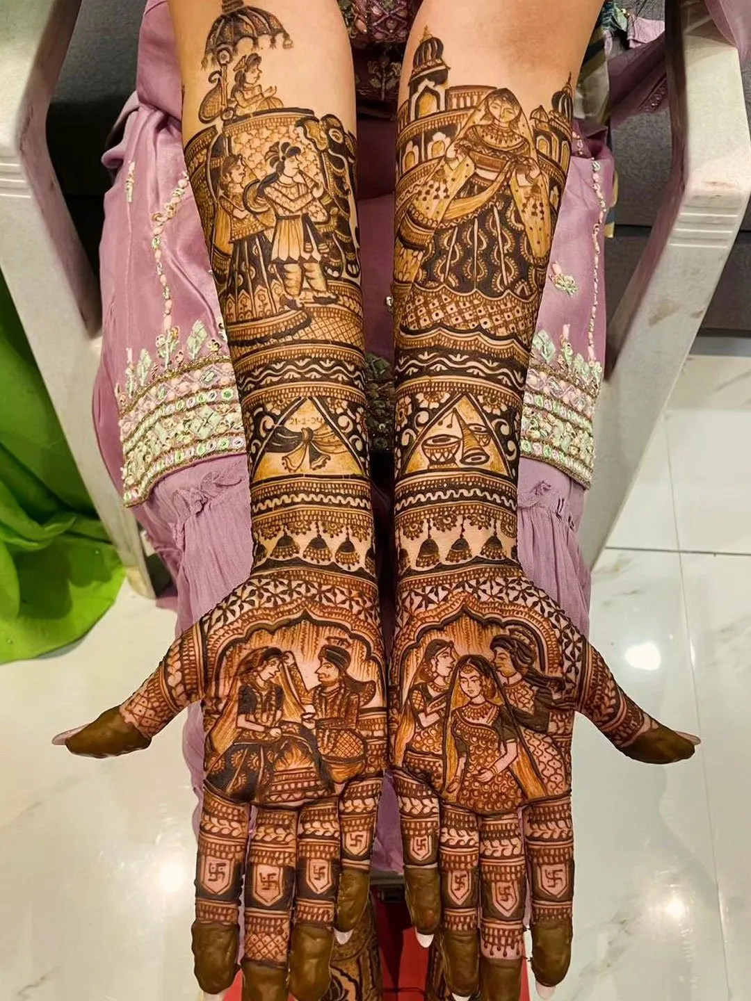 Navratri Mehndi Designs( Source: Social Media)