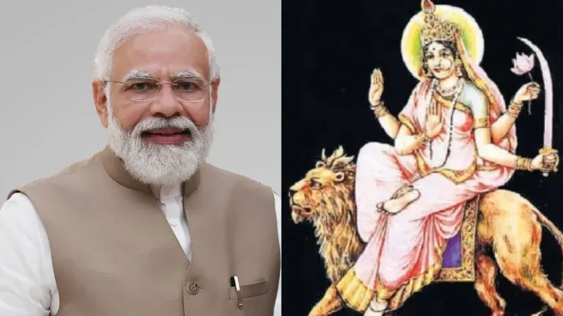 PM Prays to Maa Katyayani