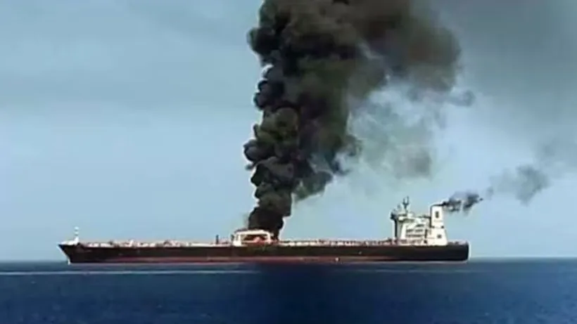 MT Petro Dolphin Tanker Attack ( credit social media )