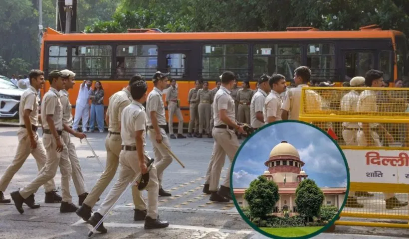 Delhi Police CJP Protest Affidavit (credit social media )