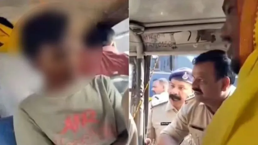 Students Greet Police in Native Language (credit social media )