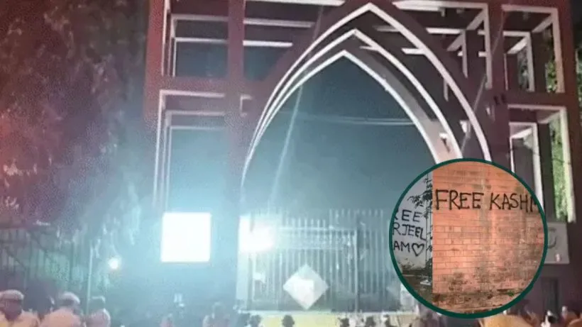 Free Kashmir Poster in Jamia ( credit social media )
