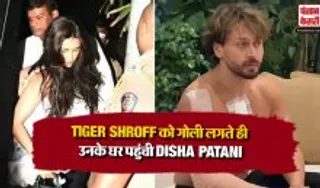 Disha Patani At Tiger Shroff Residence