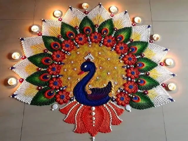 Navratri 2026 Rangoli Design( Source: Social Media)